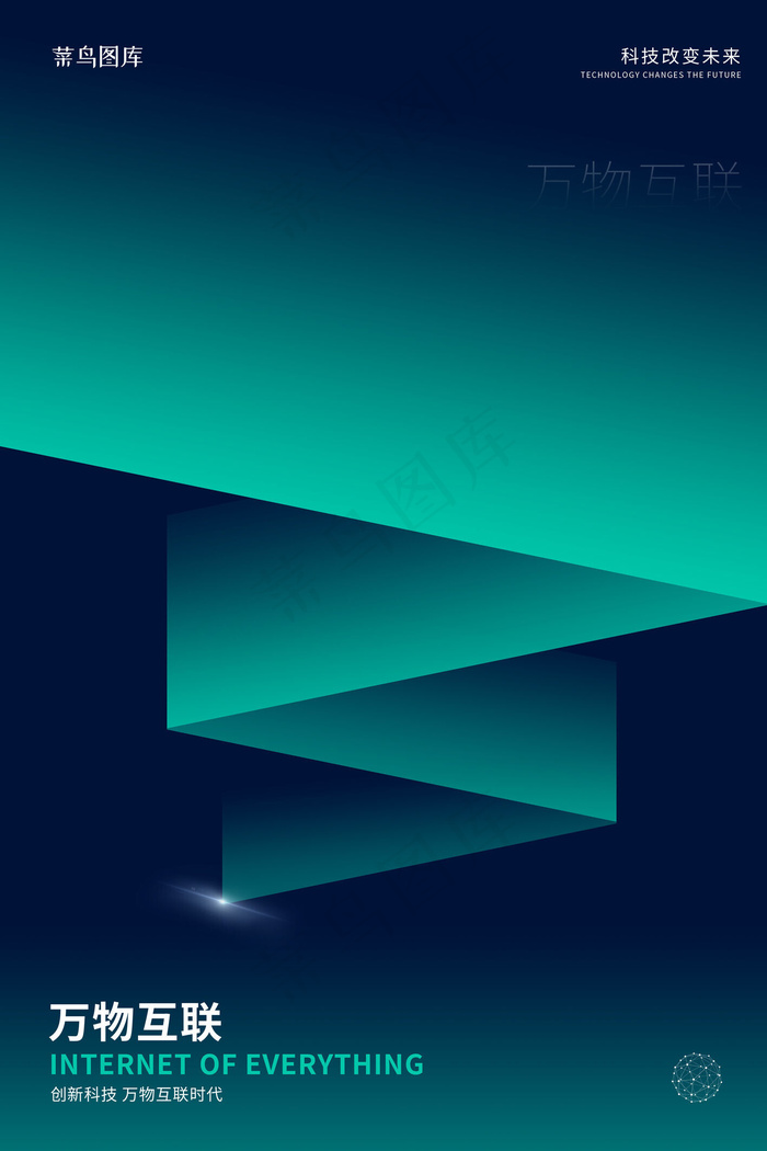 万物互联科技智能高端海报