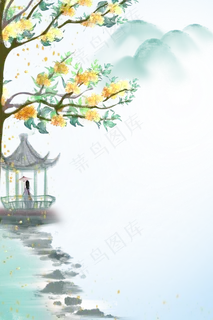 古风凉亭女孩 古风凉亭女孩