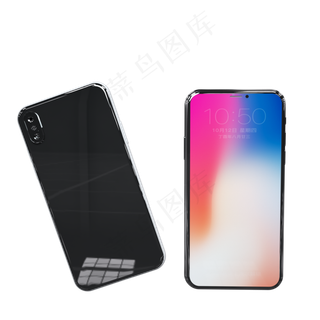 3D黑色苹果手机