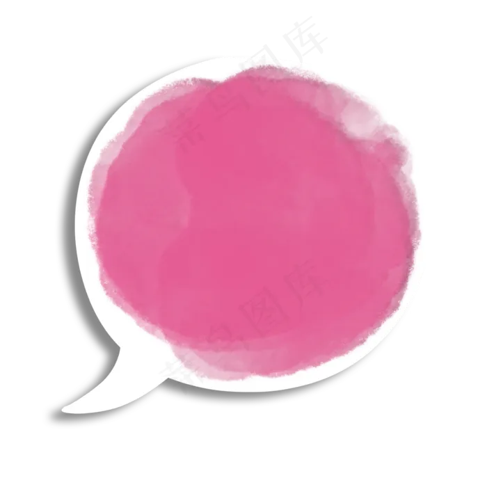 喷墨墨迹扁平气泡框10(2048X2048(DPI:300))psd模版下载