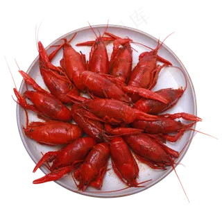 红色小龙虾,免抠元素
