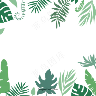 泰国绿色边境,免抠元素