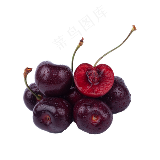 新鲜车厘子实拍png免抠