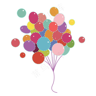 儿童节氢气球