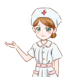 女神节职业女性小护士三八妇女节,免抠元素