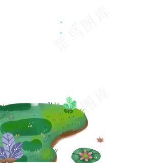 绿色的草地免抠图