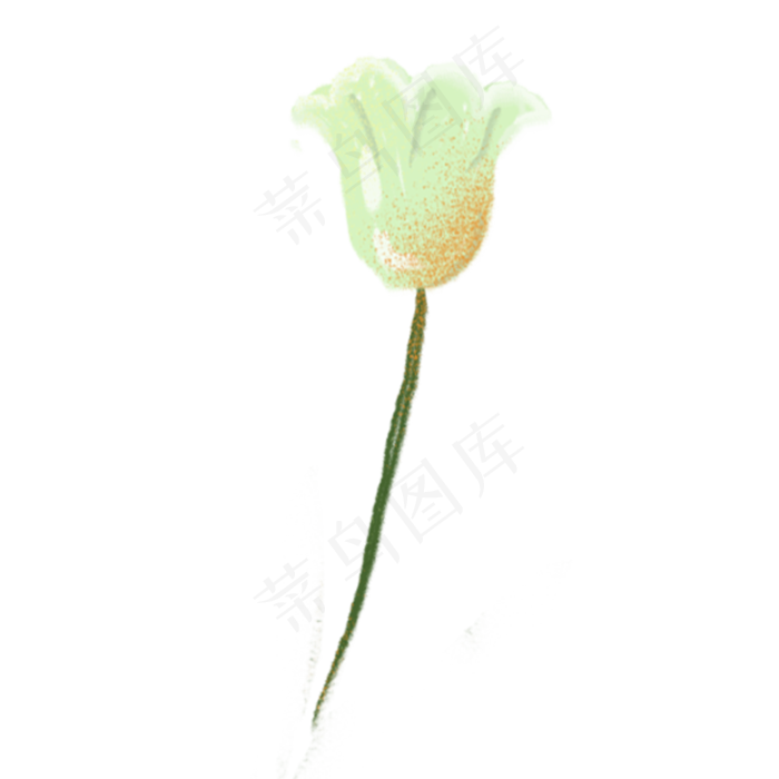 卡通白色花朵下载