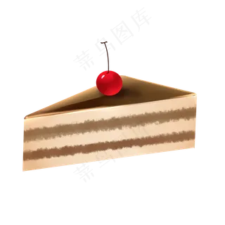 卡通巧克力水果插图