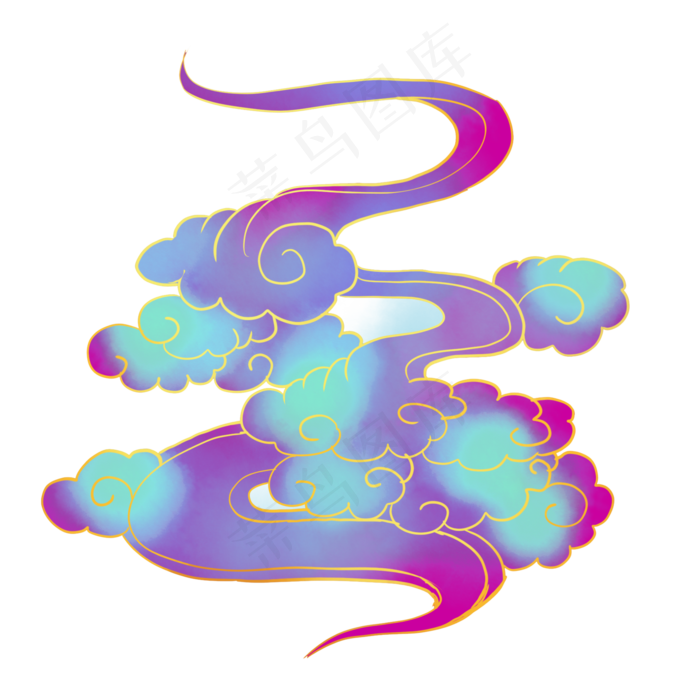 国潮传统云纹祥云