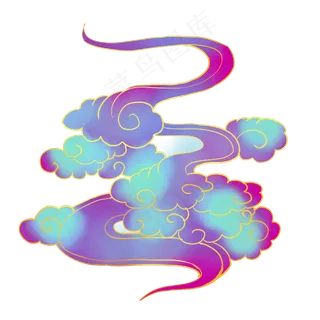 国潮传统云纹祥云