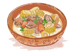 美食清炖羊肉,免抠元素