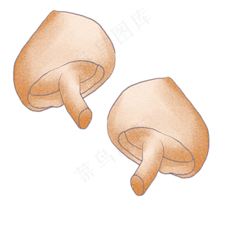 蘑菇处暑商用元素