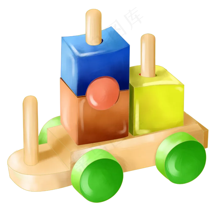 儿童玩具积木车(2953X2953(DPI:299))psd模版下载