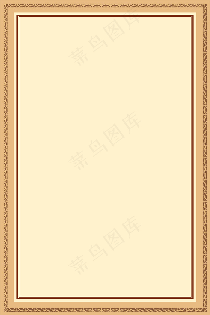 文艺典雅复古边框背景