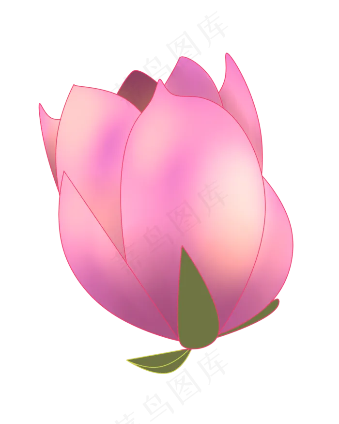 春天植物粉色荷花(2000X2500(DPI:300))psd模版下载