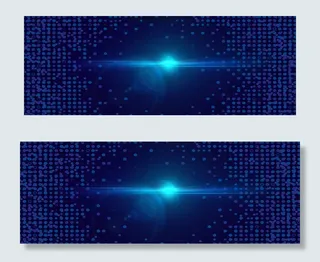 金融商务科技几何banner