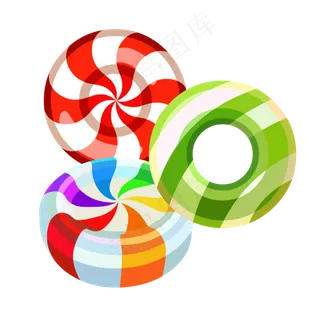 糖果彩色水果硬糖