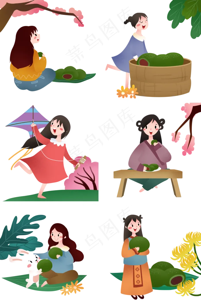 清明节套图(2000X3020(DPI:300))psd模版下载