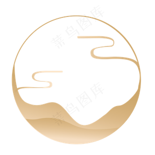 祥云底纹中式复古底纹,免抠元素