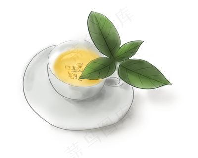 白露手绘古风功夫茶