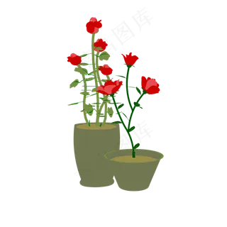 简约扁平卡通七夕情人节婚礼花拱