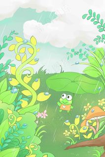 绿色春天踏青外出户外春暖花开