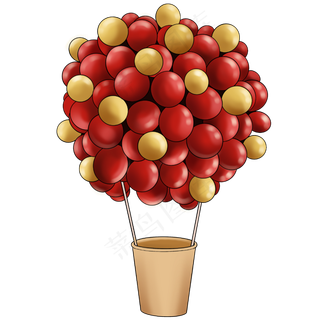 五四青年节热气球