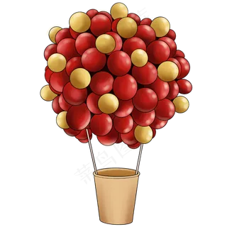 五四青年节热气球