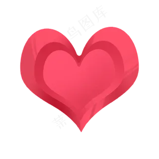 光感立体爱心七夕浪漫情人节爱心,免抠元素