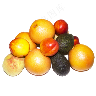 新鲜水果美味水果桃子西柚油桃牛
