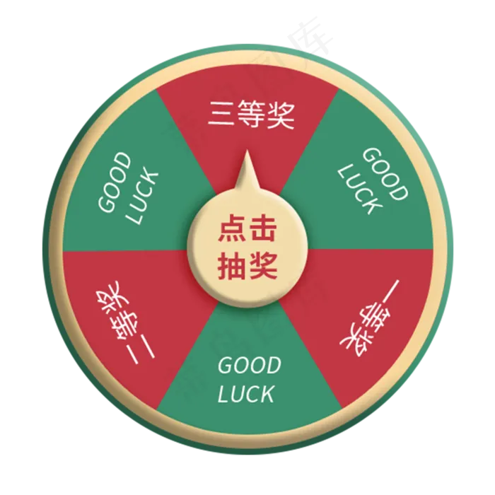 电商抽奖转盘,免抠元素