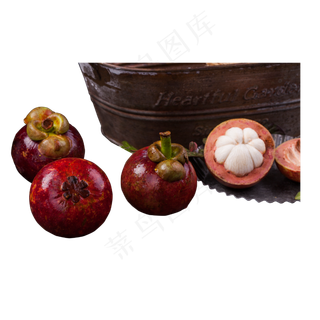 实拍果林果树水果山竹