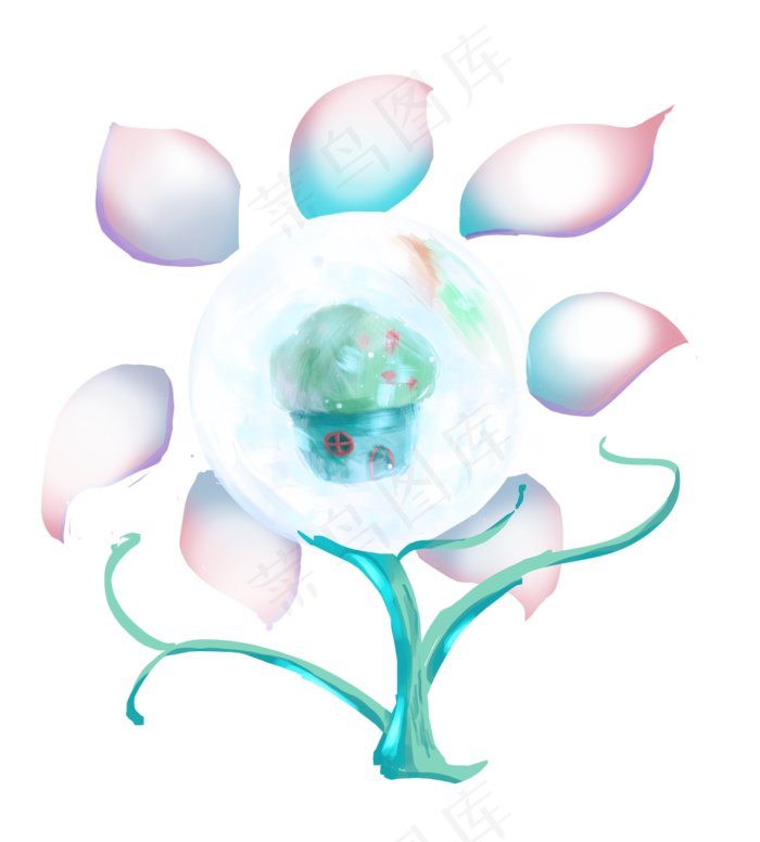 六一手工树木(2480X2750(DPI:300))psd模版下载