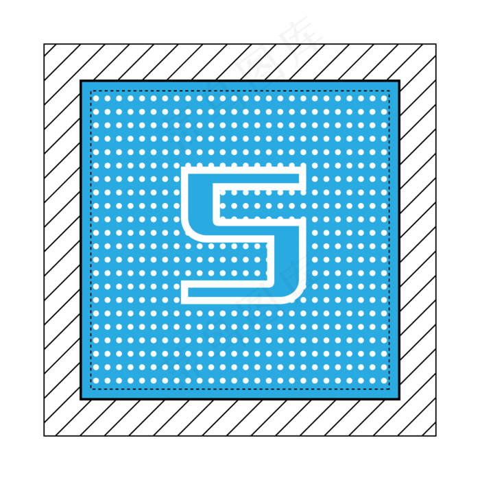 方形背景正方形盒子