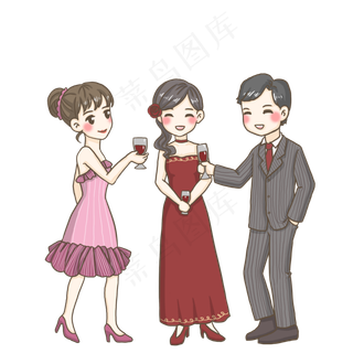 同事聚会年会PNG,免抠元素