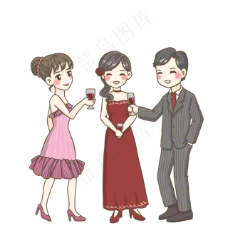 同事聚会年会PNG,免抠元素