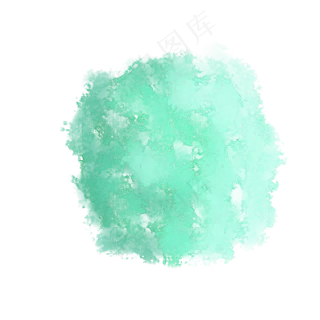 淡绿色晕染效果