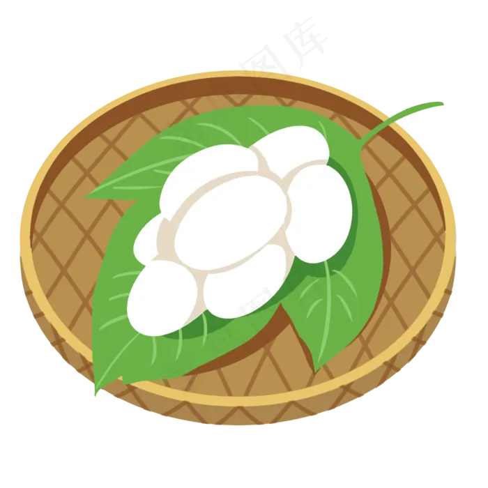 传统节气小满食物(2000X2000(DPI:300))psd模版下载