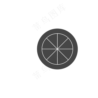 卡通切开的水果免抠图