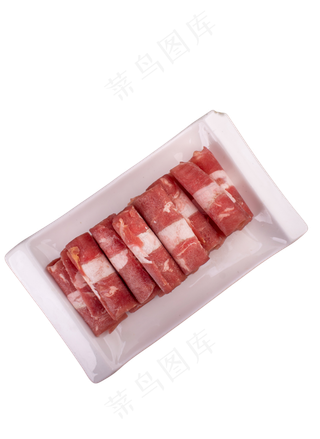 一盘子肥牛卷,免抠元素