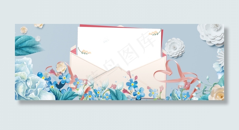 浪漫文艺三八妇女节女王节banner背景背景图片素材,背景元素