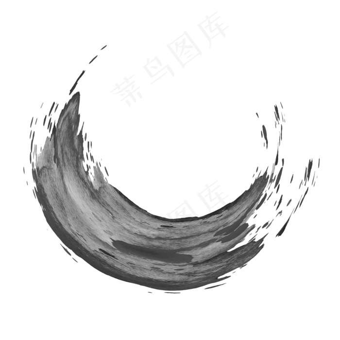 黑色水墨笔刷(2000X2000(DPI:300))psd模版下载