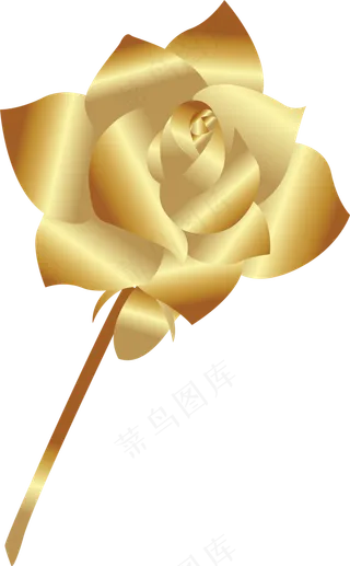 金箔玫瑰花朵礼物节日