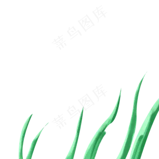 卡通植物草叶下载