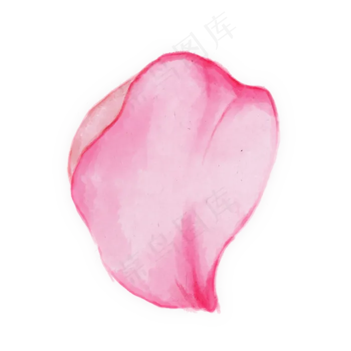 粉色手绘水彩花瓣,免抠元素(2201*2200px 300 dpi )psd模版下载