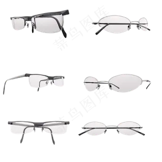 仿真眼镜套图png图