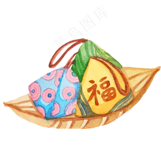 福字粽子图案