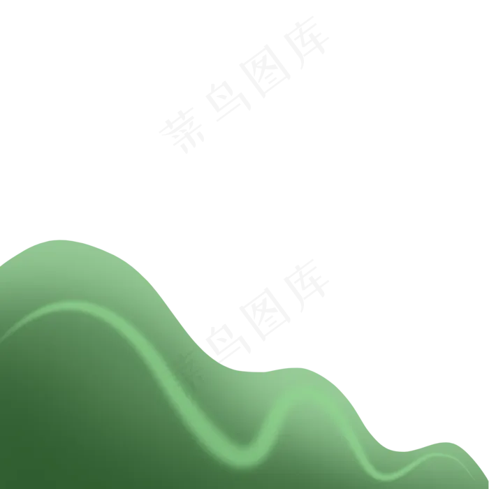 卡通绿色山水风景下载(2000X2000(DPI:300))psd模版下载