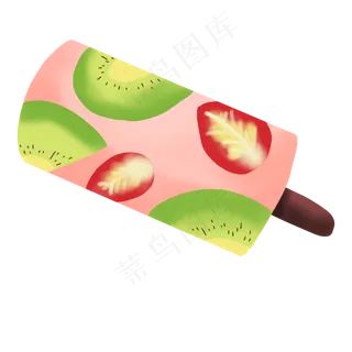 卡通水果酸甜雪糕
