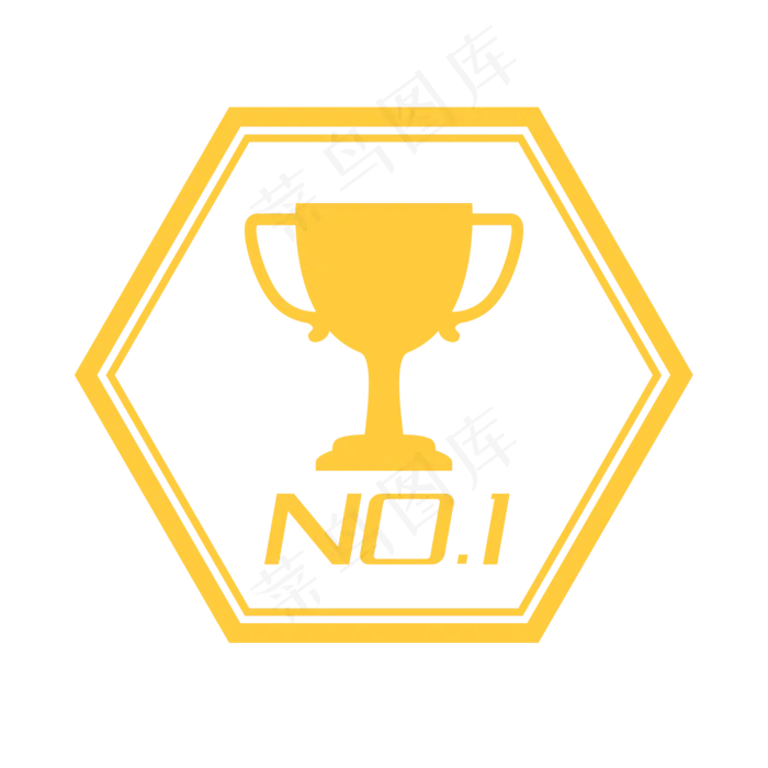 金色奖杯NO2免抠素材(2000X2000(DPI:300))psd模版下载